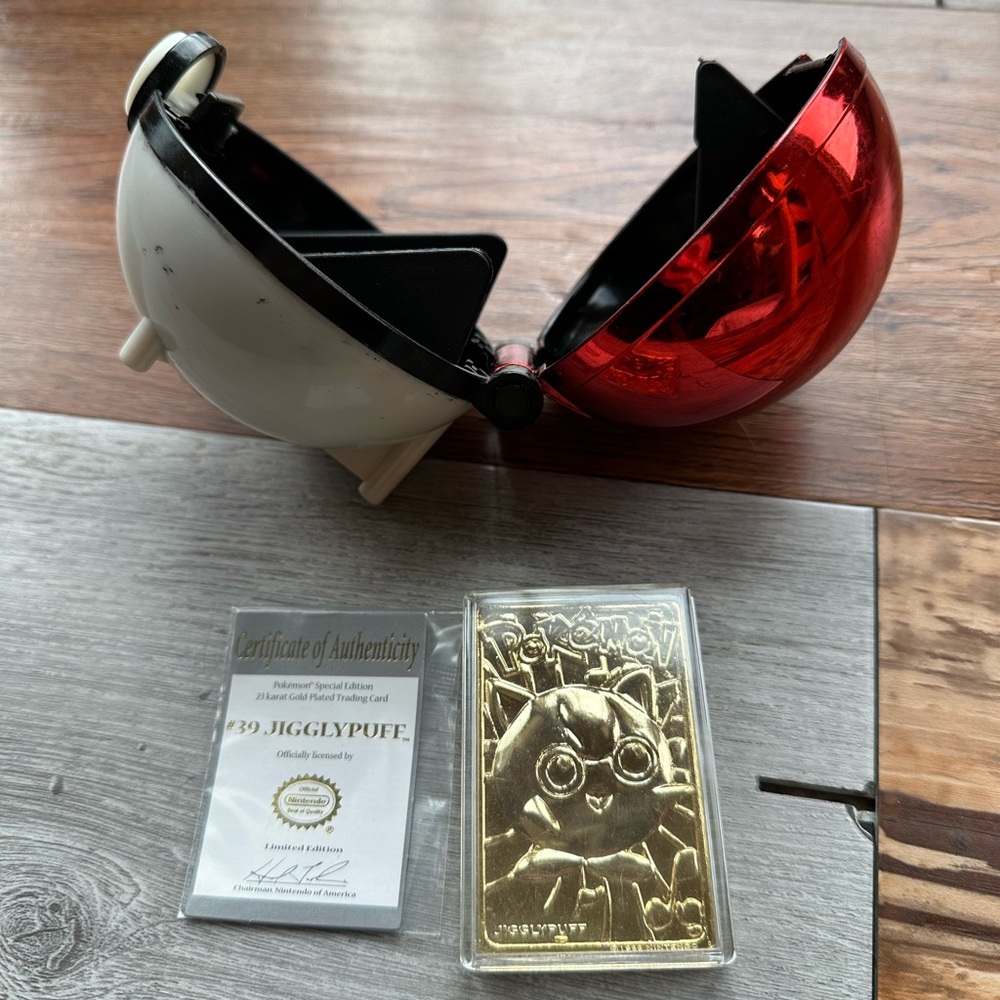 23 KT Gold Plated Pokémon- Jigglypuff - Picture 3 of 5